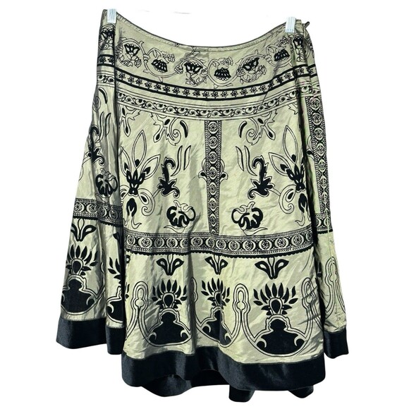 Dressbarn Collection XL Velvet Burnout Skirt Plus Size WhimsiGoth Maxi Y2K - Picture 1 of 5